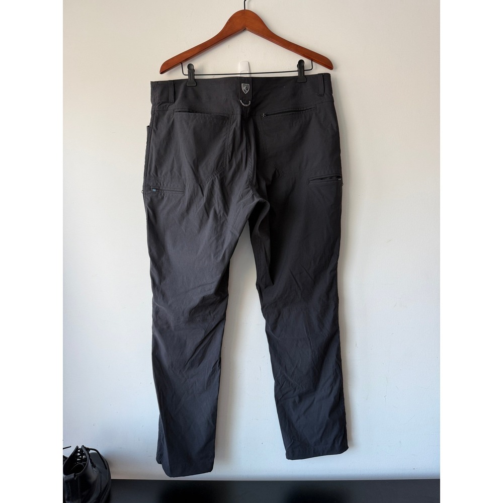 Kuhl Mens 38x32 Free Ryde Hiking Pants Charcoal Gray Outdoor Technical Trousers - Picture 2 of 15